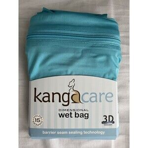 Kanga Care Wet Bag Blue Aquarius Zipper Sustainable Eco-friendly Cloth Diaper